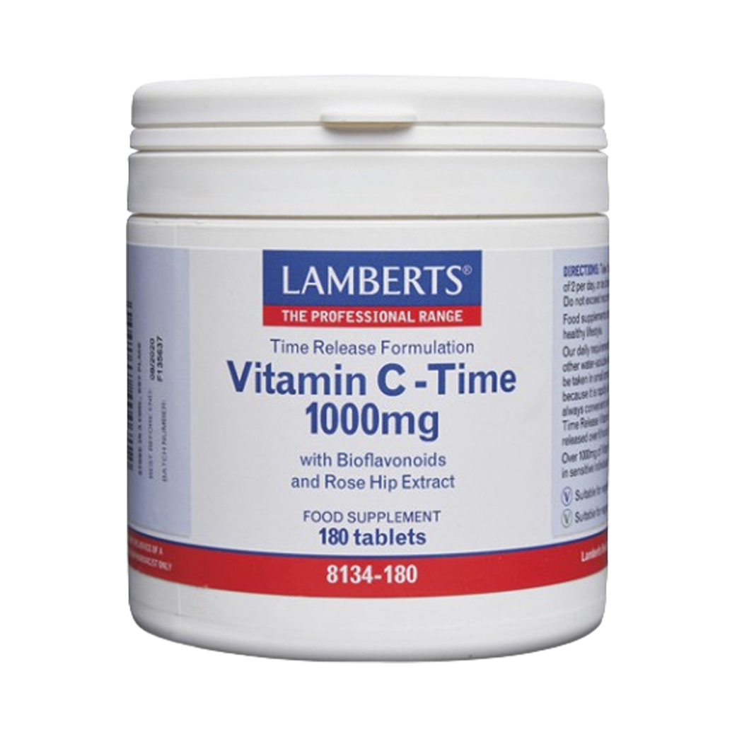 Vitamina C - Time 1000mg (+) (180 tabs)