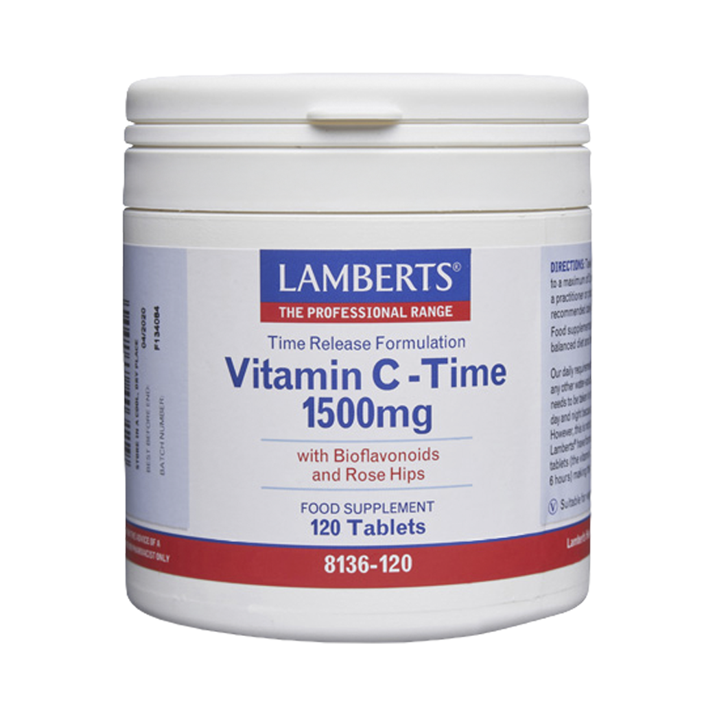 Vitamina C - Time 1500mg (+) (120 tabs)